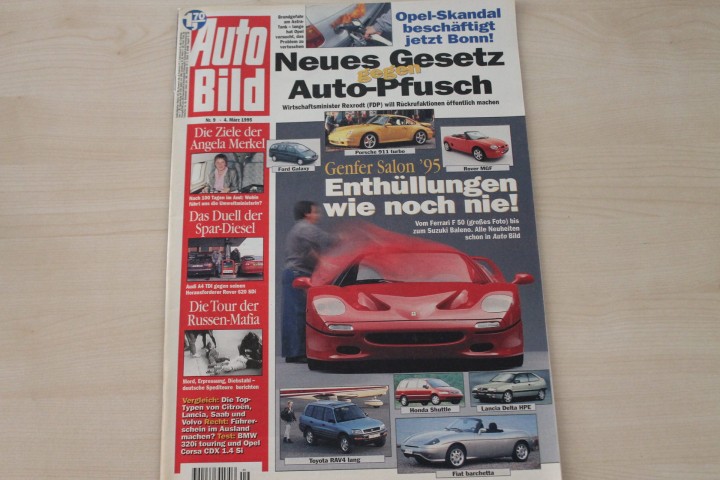 Deckblatt Auto Bild (09/1995)